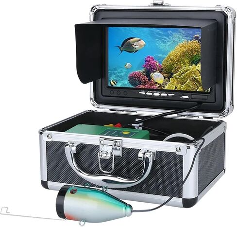 7inch Fish Finder Underwater Fishing Camera 15pcs White LEDs + Infrared Lamp 1080P HD with 15M 30M for Ice in Kuwait