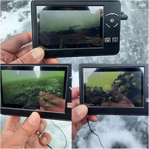 F431B Underwater Fishing Camera with 4X Digital Zoom 4.3 Inch 4000mAh 15m Infrared Winter Fisherman for in Kuwait