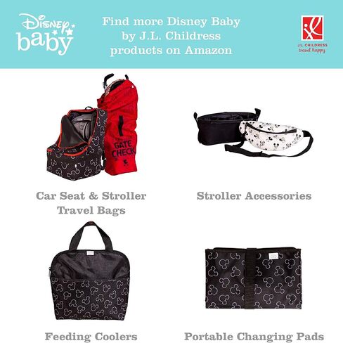 J.L. Childress Disney Baby 3-IN-1 Kids Travel Tray & Tablet Holder - Car Seat Lap Tray Desk for Toddlers, Road Trip Essentials, Car Seat Activity Table, Travel Accessories - Disney Princess in Kuwait
