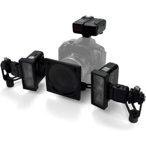 Cross-Polarization Sets for Flashes - Dental Photography Polarizer Set for Camera (YONGNUO YN-14EX) No Glare, No Reflections Camera Photography in Kuwait
