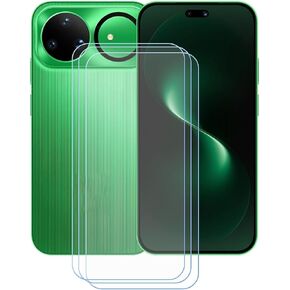 [3-Pack Tempered Glass for HMD Asha 305 (5,0") | 9H Hardness Anti-Scratch Anti-Fingerprint Anti-Bubble Compatible Full Coverage Clear Film in Saudi Arabia