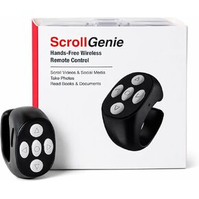 Original Defense® ScrollGenie Bluetooth Scrolling Ring Remote for Phone – Wireless Fingertip Control for TikTok, Instagram & Video Apps – Hands-Free Page Turner, Camera Shutter & Media Clicker in Saudi Arabia