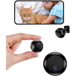 Nanny Cam Wireless Indoor Camera 1080P Wi-Fi Camera for Home Security Pet Monitoring, Motion Detection & Night Vision Pet Cameras,SD & Cloud Storage in Kuwait
