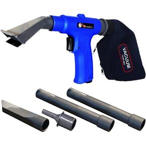 LE LEMATEC Pneumatic Air Vacuum Blow Gun, Dual-Action Detailing Cleaner | 150 PSI, 6-piece attachment kit, compressor-driven, automotive shop blower, workshop accessory in Saudi Arabia