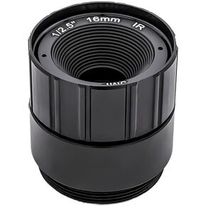 12/16/25mm CS Mount Lens 1/2" 1/2.5" Format 650nm Filter Industrial Security Camera(Without Filter,16MM_CS Mount) in Saudi Arabia