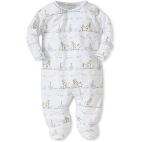 kissy kissy Baby Boys and Girls Noah's Print Snap Front Footie Pajamas in Saudi Arabia