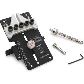 JessEm 08350 3/8" Dowelling Jig Precision Woodworking Joinery Tool with Main Body, Angle Guides and Hardened Drill Bushings in Kuwait