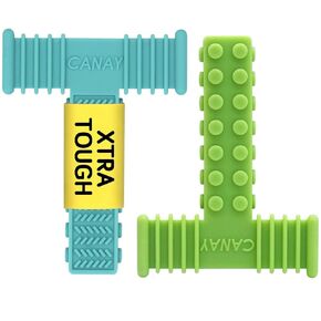 Xtra Tough Sensory Chew Toys for Autistic Children (3-12 Years Old), Teething, Oral Motor Stimulation, ADHD, SPD - Made for Moderate & Aggressive Chewers (2Pack) in Saudi Arabia