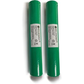 3.6V 3000mAh Ni-MH Battery (2PACK) Compatible with Streamlight Stinger 75375 75175 LED HP, XT,DS,PolyStinger, Pelican M9, FL126 Flashlight in Kuwait