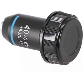 Microscope Objective Lens 20.2mm, RMS Thread Biological Lens Set, 4X 40X 100X Magnification, Oil Immersion Microscope Parts, Achromatic Lens For Lab Use, Copper Core Optical(40X) in Kuwait