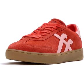 FitFlop The Dash T-Toe Leather/Suede Sneakers in Kuwait