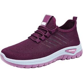 Bowling Shoes Women Wide Width Lightweight Breathable Running Shoes Workout Non Slip Work Air-Cushion Arch Support Tennis Shoe in Kuwait