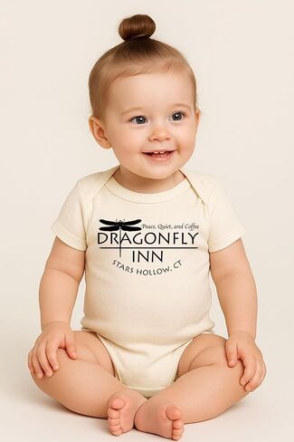 Brain Juice Tees Luke's Diner Onesie Bundle | 100% Cotton | Cream Color | Includes 3 bodysuits in Kuwait