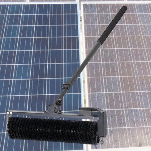 Solar Cleaning Roller Brush,Reach Solar Panel Cleaning Brush & Water Fed Pole Kit, 5.5M Long, Ideal for Efficient Solar Panel Maintenance & Cleaning, Perfect for Photovol,5.5M in Kuwait