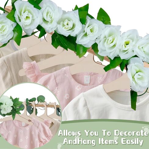 Wooden Baby Shower Crate Closet, Customizable Baby Basket with Hanger Rack and Garland, Gifts for New Parents, Baby Shower Decorations Boy Or Girl in Kuwait