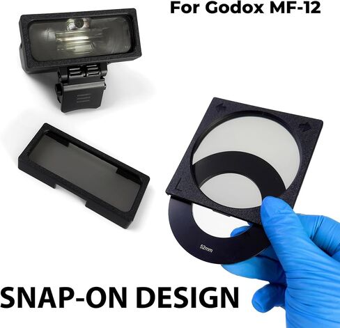 Cross-Polarization Sets for Flashes - Dental Photography Polarizer Set for Camera (YONGNUO YN-14EX) No Glare, No Reflections Camera Photography in Kuwait