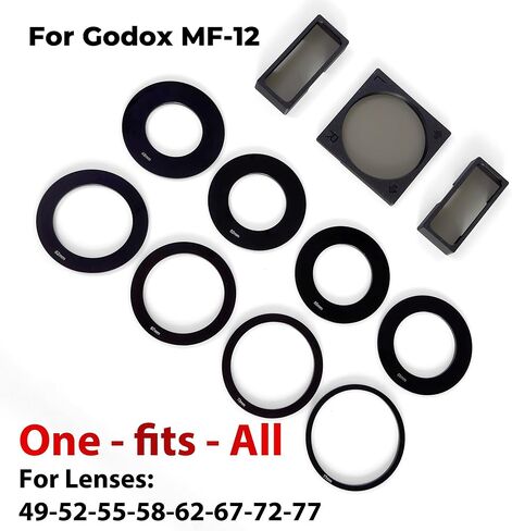 Cross-Polarization Sets for Flashes - Dental Photography Polarizer Set for Camera (YONGNUO YN-14EX) No Glare, No Reflections Camera Photography in Kuwait