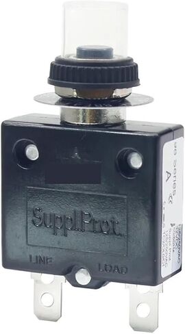 1pc Circuit Breaker 98 Series 6A Manual Reset Thermal Overload Protector Switch in Kuwait