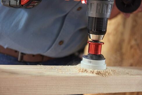 Disston QuickCore 7 pc Set - 1 Each: 1", 1-1/4", 1-1/2", 1-3/4", 2", and 2-1/2" Hole saws, Arbor with a Pilot Drill bit, Hex Key in Kuwait
