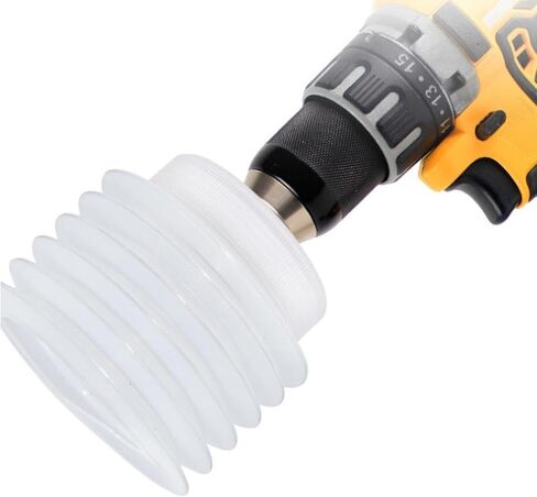 Generic Drill Dust Cover Collector Dust Catcher Bowl Scalable Easy Installation Home Improvement Tool Drywall Hole Cutter Dust Hood, 180mm in Kuwait