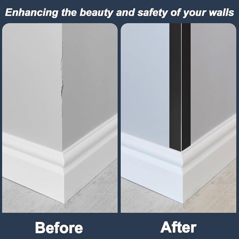 10Pack 48" Metal Corner Protector,Aluminum Corner Guards L molding Tile Trim, Suit for Wall Door Frame Cabinet Baseboard Decor, Size 48in x 1.6in (Black) in Kuwait