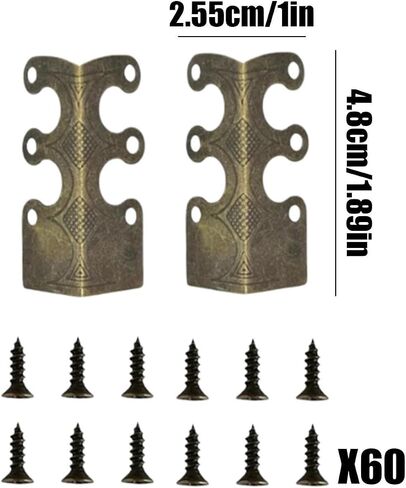Metal Baseboard Corner Protectors 10 Pieces Furniture Protection Supplies | Box Edge Guard Protector for Renters Landlords Office Apartment Living Room Bedroom Table Doorways Hallways Cabinets in Kuwait