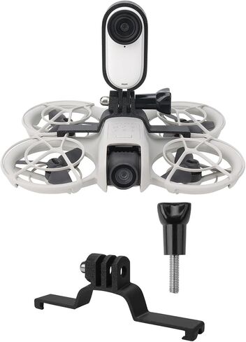 Neo Quadcopter Camera Mounts, NEO Top Mount Bracket for DJI Neo Drone Extension Adapter Compatible with Insta360 GO Utra/GO 3S /Go3 Camera, 14g Light Weight Vlog Accessories, Not for NEO 2 in Kuwait