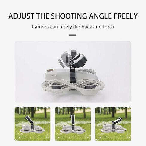 Neo Quadcopter Camera Mounts, NEO Top Mount Bracket for DJI Neo Drone Extension Adapter Compatible with Insta360 GO Utra/GO 3S /Go3 Camera, 14g Light Weight Vlog Accessories, Not for NEO 2 in Kuwait