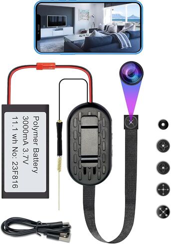 Mini Small Camera, 5G Wi-Fi DIY Home Security Camera, Small and Portable Camera in Kuwait