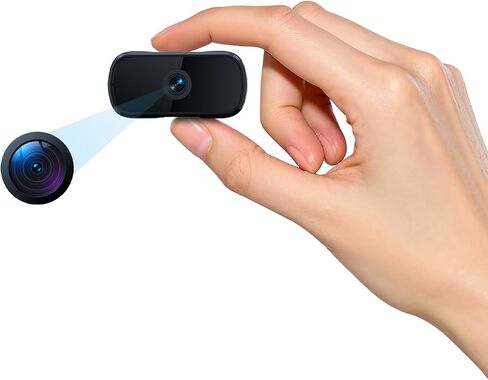 Mini Camera,Portable Cameras,1080P HD Indoor Security Surveillance Camera,Motion Detection,Loop Record,Night Vison,Gravity Sensor,Caring for Babies and securing Property,NO WiFi Needed in Kuwait