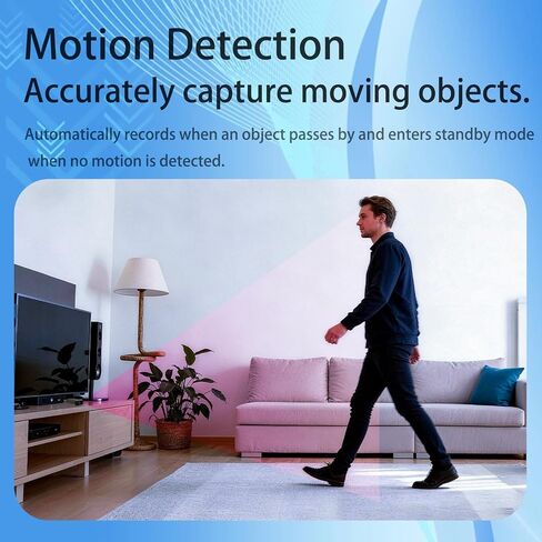 Mini Camera,Portable Cameras,1080P HD Indoor Security Surveillance Camera,Motion Detection,Loop Record,Night Vison,Gravity Sensor,Caring for Babies and securing Property,NO WiFi Needed in Kuwait