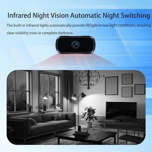 Mini Camera,Portable Cameras,1080P HD Indoor Security Surveillance Camera,Motion Detection,Loop Record,Night Vison,Gravity Sensor,Caring for Babies and securing Property,NO WiFi Needed in Kuwait