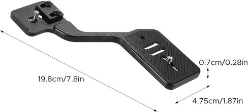Cuifati Aluminum Alloy Camera Flash Bracket, Portable Mount with 1/4-Inch Screw for DSLR Cameras Camcorders Tripods in Kuwait