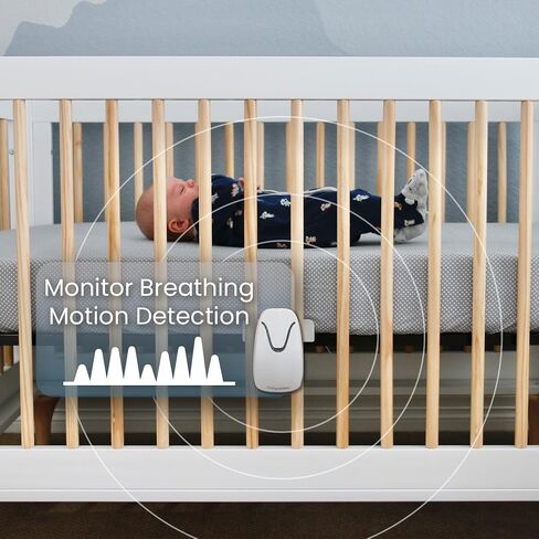 Babysense Video & Breathing Movement Monitor - FSA Video Baby Monitor with Breathing Motion Detection & Alerts Bundle Pack - Video Monitor V24R with Babysense 7 Under-The-Mattress Sleep Monitor in Kuwait
