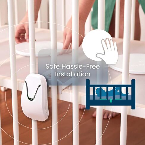 Babysense Video & Breathing Movement Monitor - FSA Video Baby Monitor with Breathing Motion Detection & Alerts Bundle Pack - Video Monitor V24R with Babysense 7 Under-The-Mattress Sleep Monitor in Kuwait