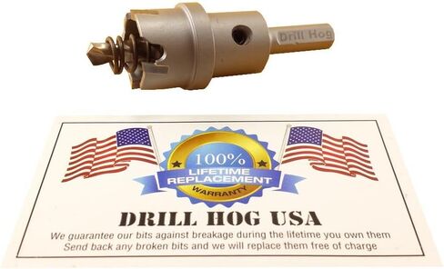 Drill Hog 1" Carbide Tipped Hole Cutter Tungsten Carbide TCT Hole Saw in Kuwait