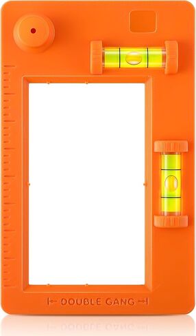 Low Voltage Mounting Bracket Template, Horizontal or Vertical Mounting Template for Single Gang and Double Gang Low Voltage Brackets, Easily Mark Out Cutouts (Blue) in Kuwait
