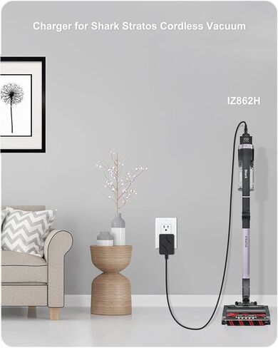 28.8V Charger for Shark IZ682H IZ683H IZ662H IZ642H IZ882H IZ864H Vac | ETL Listed Charger for Shark IZ863H IZ862H IZ842H IZ841H IZ840H DK33288080H Vertex Pro YLS0243A-T288080 Power Supply Replace in Kuwait