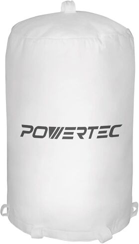 POWERTEC 70333 Dust Collector Bag, 21" x 31", 1 Micron Filter, For JET, Grizzly, Shop Fox, Wen, Harbor Freight, and POWERTEC DC-1512 in Kuwait
