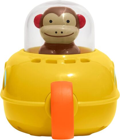Skip Hop Pull & Go Monkey Submarine: Baby Bath Toy, Marshall Monkey Zoo Character in Kuwait