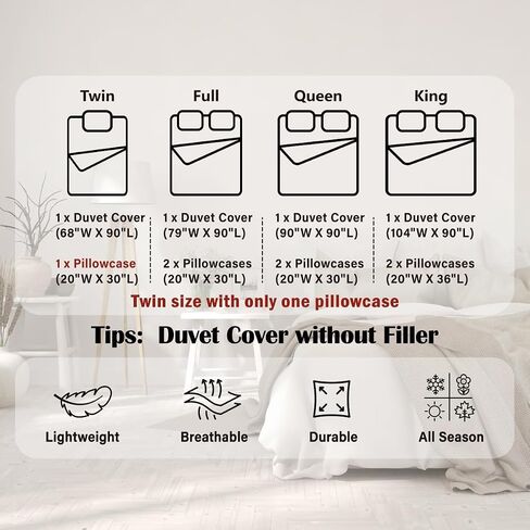 Cute Animals Duvet Cover Set Toddler Size,Flower Badger Squirrel Fox Bedding Set 2pcs,French Style Quilt Cover with Zipper Closure,Sketch Botanical Kids Room Decor, 1 Pillowcase,No Comforter in Kuwait