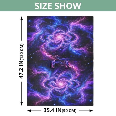 Space Galaxy Pattern Baby Car Seat Cover Nursing Cover Up | Muslin-like Cotton Blend, Breathable, Multi-use, Newborn Essentials Must Haves, Fits Most Strollers, for Babies Boys Girls in Kuwait