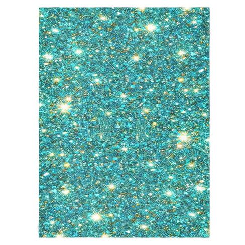 Glitter Teal Pattern Baby Car Seat Cover Carseat Canopy Cover | Muslin-like Cotton Blend, Breathable, Multi-use, Newborn Essentials Must Haves, Fits Most Strollers, for Babies Boys Girls in Kuwait
