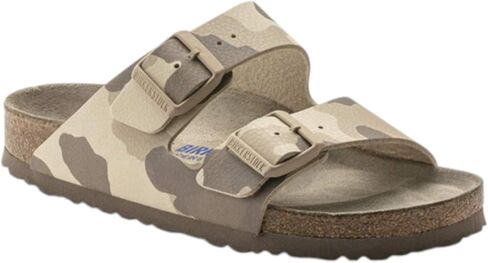 Birkenstock Unisex Adult Arizona Soft Footbed in Desert Soil Gray/Taupe in Kuwait