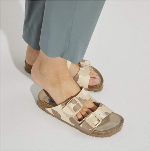 Birkenstock Unisex Adult Arizona Soft Footbed in Desert Soil Gray/Taupe in Kuwait