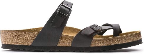 Birkenstock Women's Mayari Birko-Flor Sandal Standard Fit - Toe Loop Slip On Sandal UK7 - EU40 - US9 - AU8 Black in Kuwait