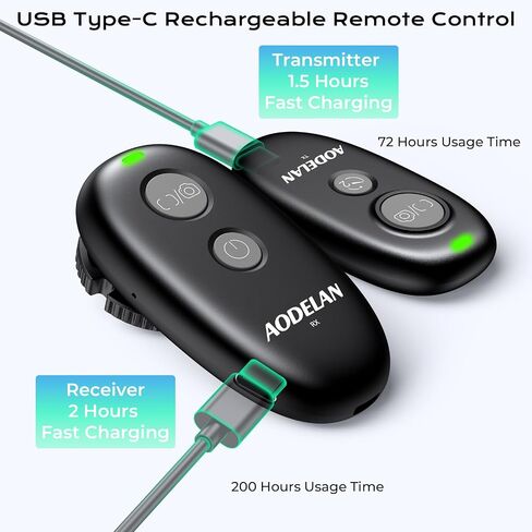 for Fujifilm Rechargeable Camera Remote Control Wireless Shutter Release | Compatiable with Fuji X-S20, X-S10,X-A5,X-T100,X-T50,X-H1,XF10,X-T200,X-E4,GFX 100II,X-M5,GFX100RF,X-E5 in Kuwait
