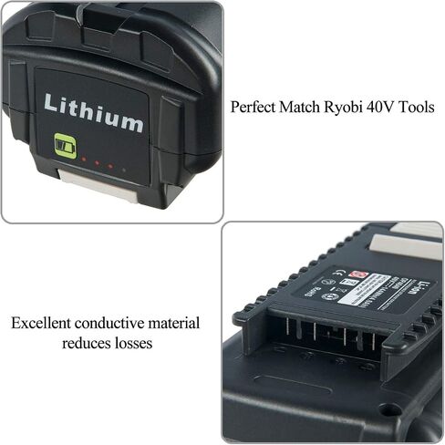 Replacement Battery for Ryobi 40v Battery OP4015 OP4050A OP4040 OP4050 Compatible with Ryobi 40V Cordless Power Tools, Capacity 4.0Ah in Kuwait