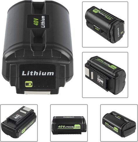 Replacement Battery for Ryobi 40v Battery OP4015 OP4050A OP4040 OP4050 Compatible with Ryobi 40V Cordless Power Tools, Capacity 4.0Ah in Kuwait