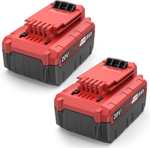 Fancy Buying 8.0Ah 20V Battery Replacement for Porter Cable 20-Volt Max Lithium Power Tools PCC685L PCC680L PCC682L PCC685LP PCC682Lf PCC700 PCC640 PCC601Batteries in Kuwait